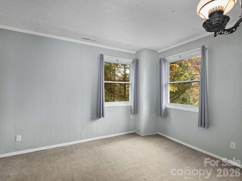 6 Star Berry Lane, Fairview, NC 28730.  MLS# CAR4315024, YatesRealty ID 9705. Light-Filled Upper Level Bedroom