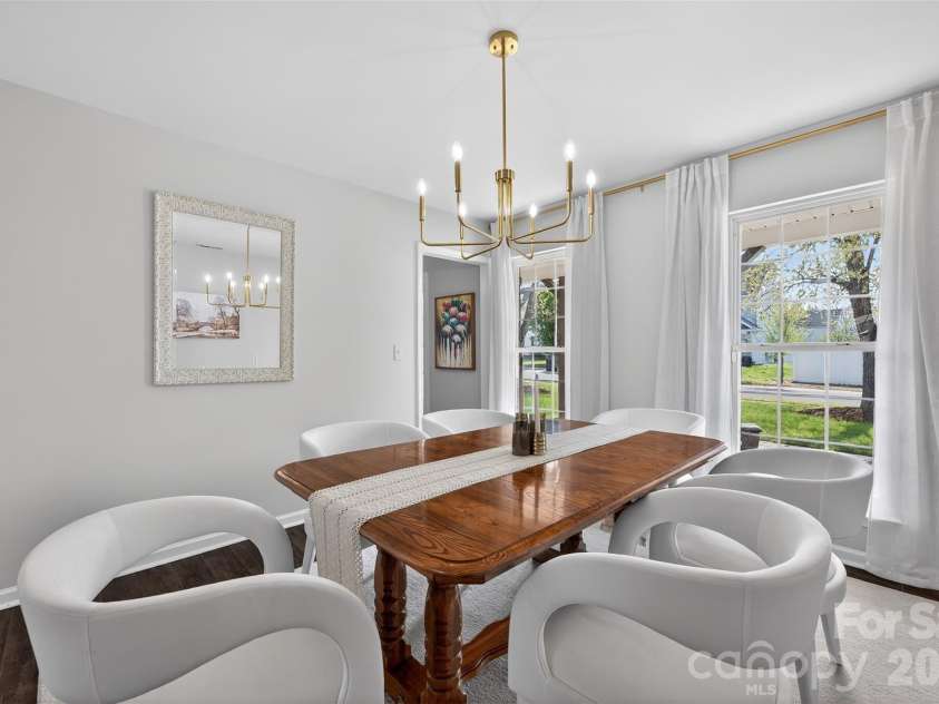 11028 Grapeyard Court, Charlotte, NC 28273.  MLS# CAR4360855, YatesRealty ID 9707. Formal dining room 
