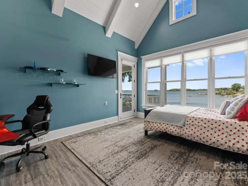 16921 Jetton Road, Cornelius, NC 28031.  MLS# CAR4191237, YatesRealty ID 971. Guest bedroom 3  with access to covered porch