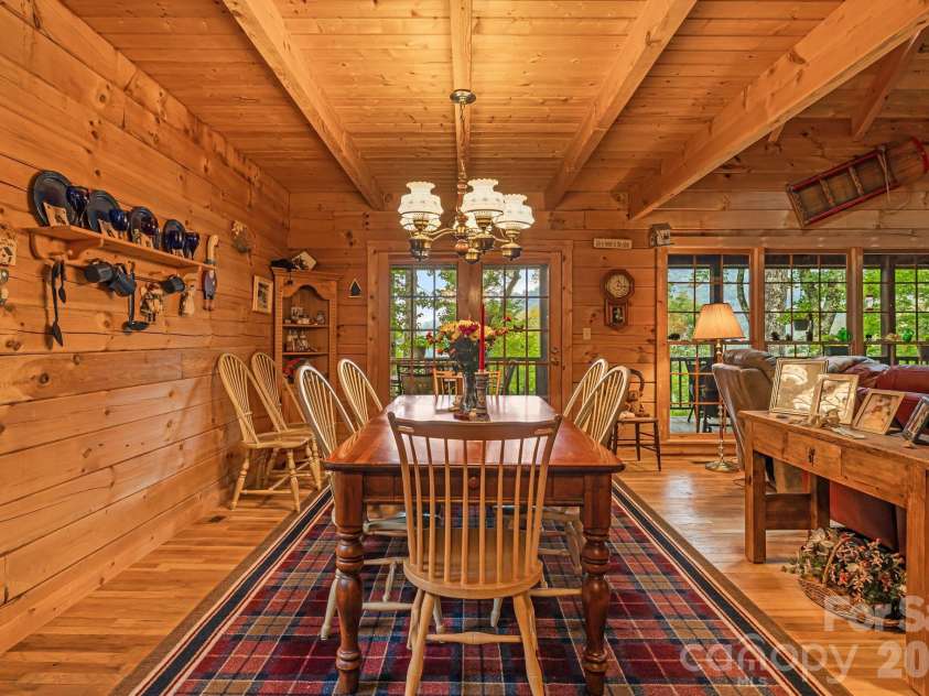 215 Goldenleaf Road, Mars Hill, NC 28754.  MLS# CAR4356364, YatesRealty ID 9718. Dining Area