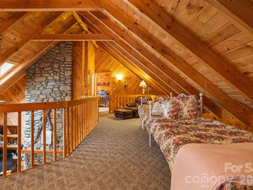 215 Goldenleaf Road, Mars Hill, NC 28754.  MLS# CAR4356364, YatesRealty ID 9718. Loft Area