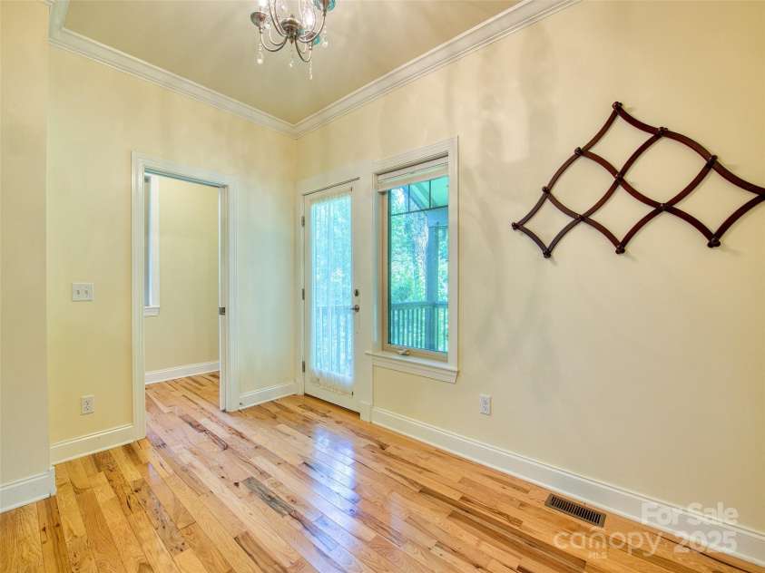 20A Lila Lane, Clyde, NC 28721.  MLS# CAR4258069, YatesRealty ID 972. Foyer with flex room