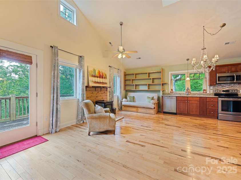 20A Lila Lane, Clyde, NC 28721.  MLS# CAR4258069, YatesRealty ID 972. Upper level living space