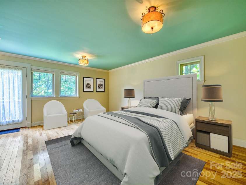 20A Lila Lane, Clyde, NC 28721.  MLS# CAR4258069, YatesRealty ID 972. Virtually Staged - basement level bedroom