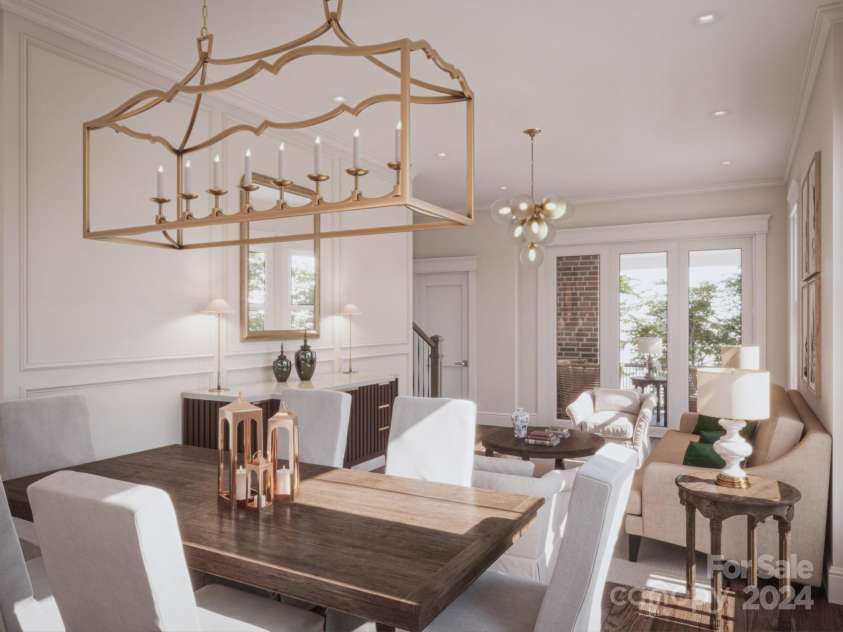 3100 Selwyn Avenue, Charlotte, NC 28209.  MLS# CAR4130767, YatesRealty ID 972. Renderings from various plans in the Selwyn Walk Development