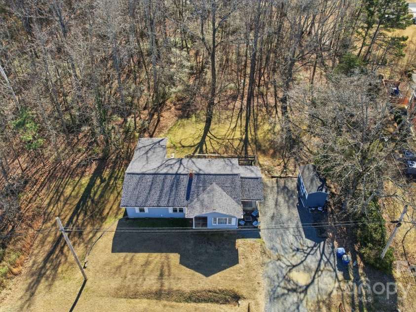 7670 NC Hwy 73 Highway, Mount Pleasant, NC 28124.  MLS# CAR4331448, YatesRealty ID 9727. Aerial Photo