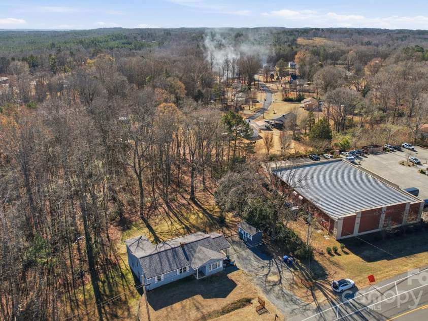7670 NC Hwy 73 Highway, Mount Pleasant, NC 28124.  MLS# CAR4331448, YatesRealty ID 9727. Aerial Photo