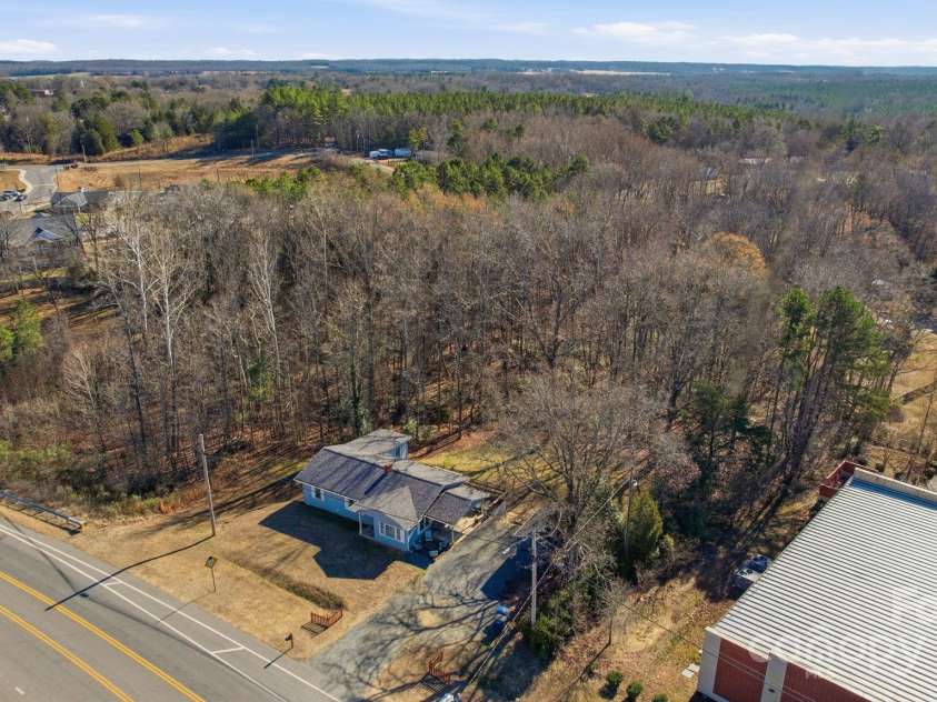 7670 NC Hwy 73 Highway, Mount Pleasant, NC 28124.  MLS# CAR4331448, YatesRealty ID 9727. Aerial Photo