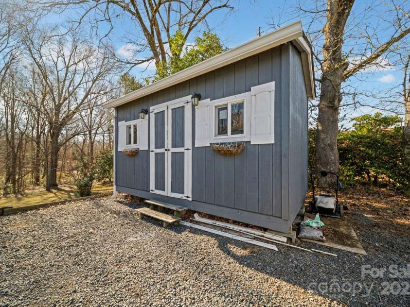 7670 NC Hwy 73 Highway, Mount Pleasant, NC 28124.  MLS# CAR4331448, YatesRealty ID 9727. Storage Shed