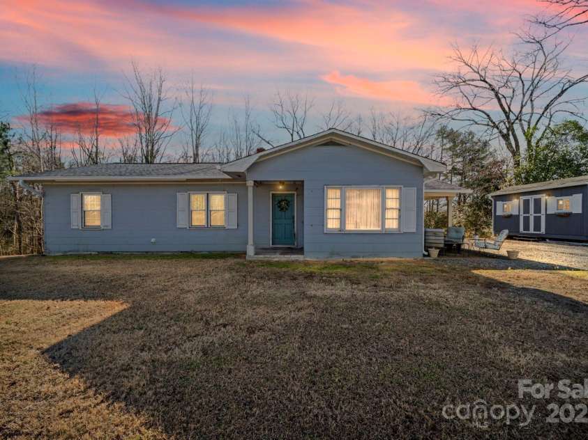 7670 NC Hwy 73 Highway, Mount Pleasant, NC 28124.  MLS# CAR4331448, YatesRealty ID 9727. Twilight Photo