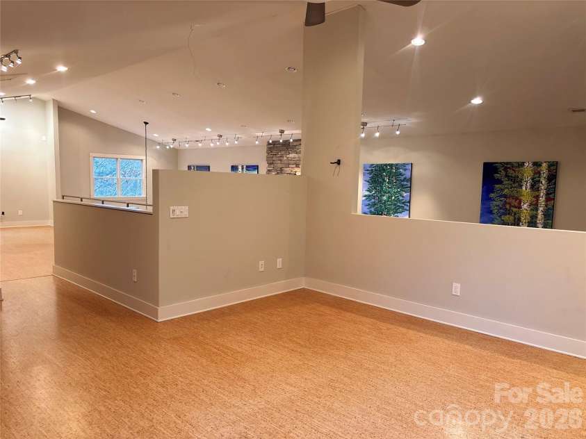 167 Trails End, Lake Lure, NC 28746.  MLS# CAR4245504, YatesRealty ID 9733. Upper loft