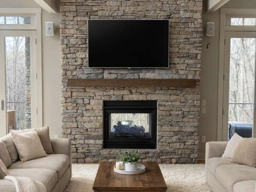 167 Trails End, Lake Lure, NC 28746.  MLS# CAR4245504, YatesRealty ID 9733. Virtually staged GR