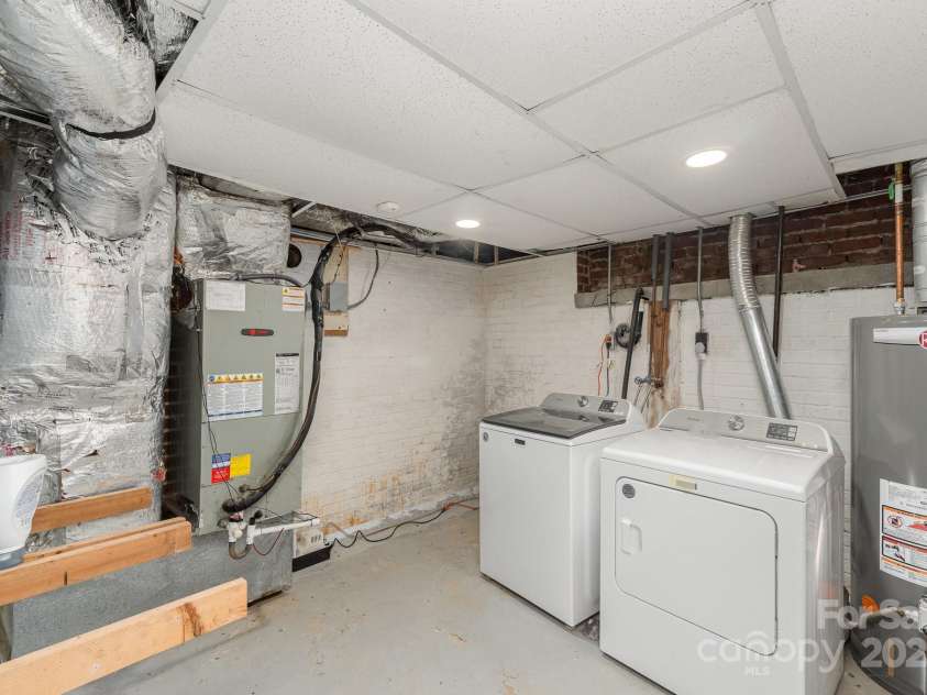 106 16th Street, Kannapolis, NC 28081.  MLS# CAR4223843, YatesRealty ID 974. Laundry Room in the Basement