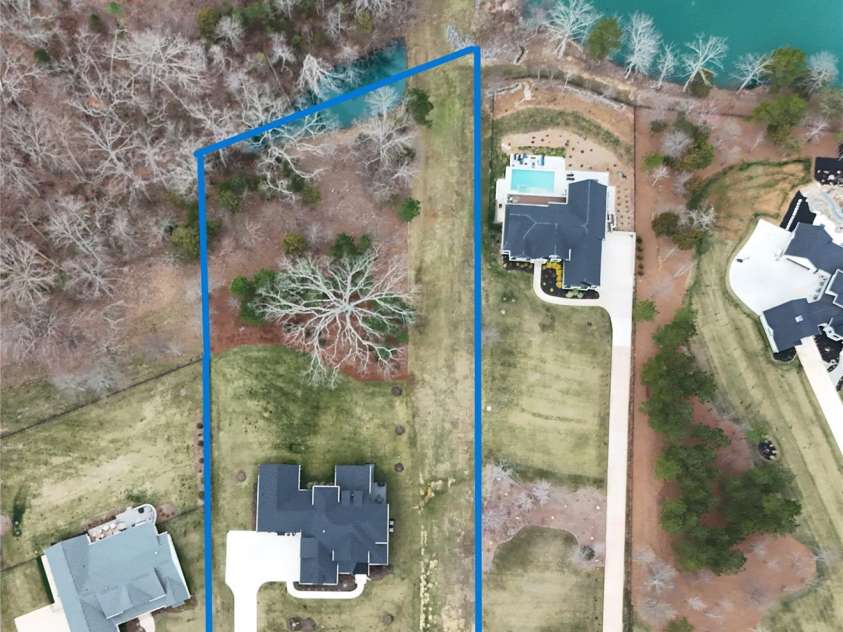 129 Ryleigh Dan Place, Mooresville, NC 28115.  MLS# CAR4222614, YatesRealty ID 9741. Approx Lot Lines.  1.46 Acres.  Gas easement on the right side of the property