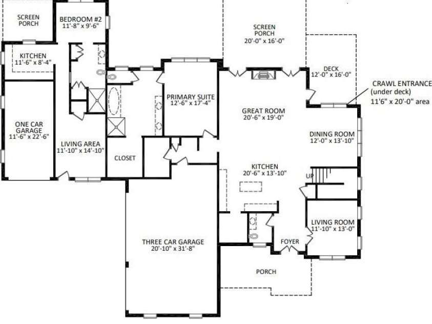 129 Ryleigh Dan Place, Mooresville, NC 28115.  MLS# CAR4222614, YatesRealty ID 9741. Main Level with Attached ADU (Accessory Dwelling Unit) / 