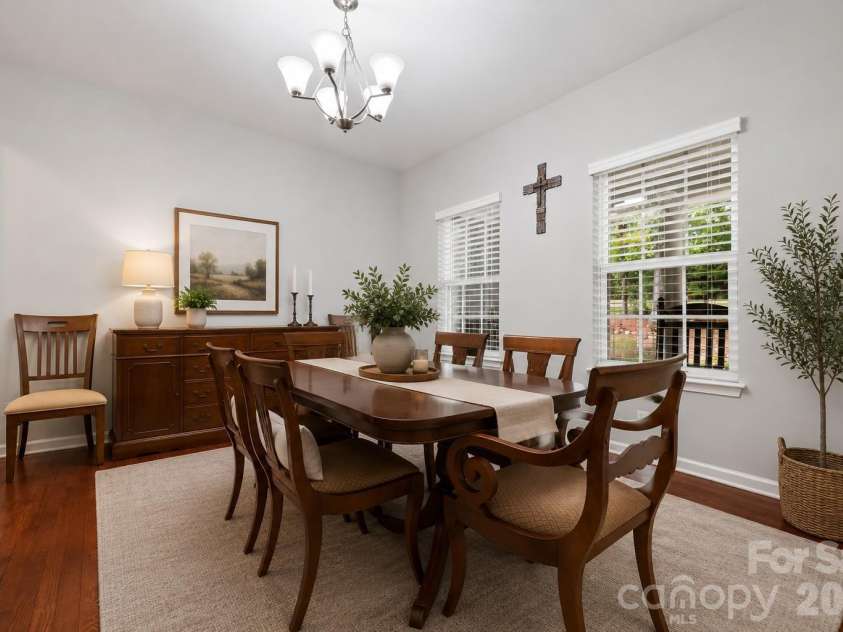 4237 Little Fork Cove Road, Denver, NC 28037.  MLS# CAR4311413, YatesRealty ID 9745. Virtually Staged Photo of Dining Room