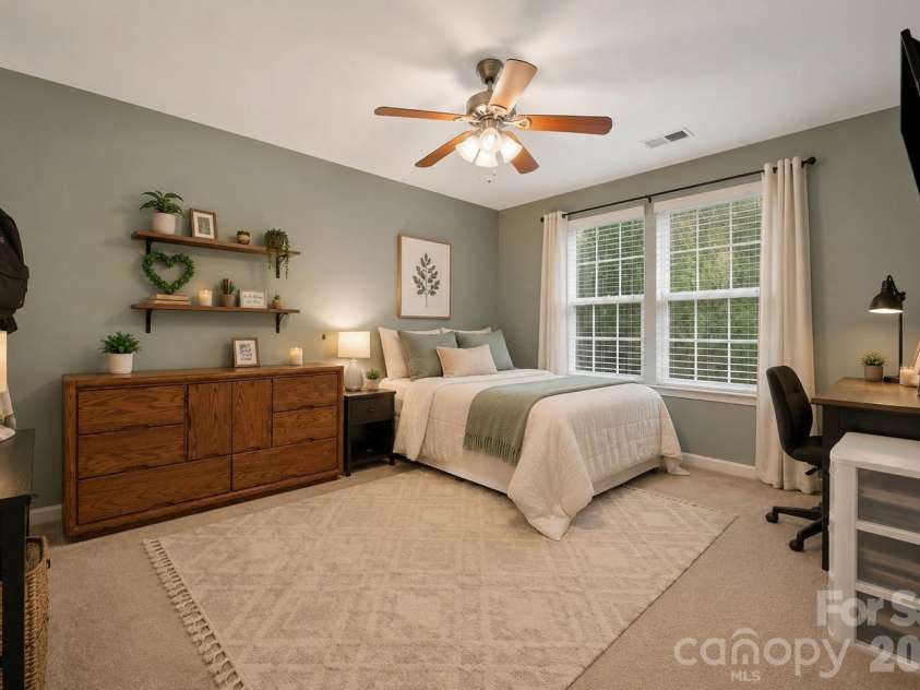 4237 Little Fork Cove Road, Denver, NC 28037.  MLS# CAR4311413, YatesRealty ID 9745. Virtually Staged Photo of Secondary Bedroom 2