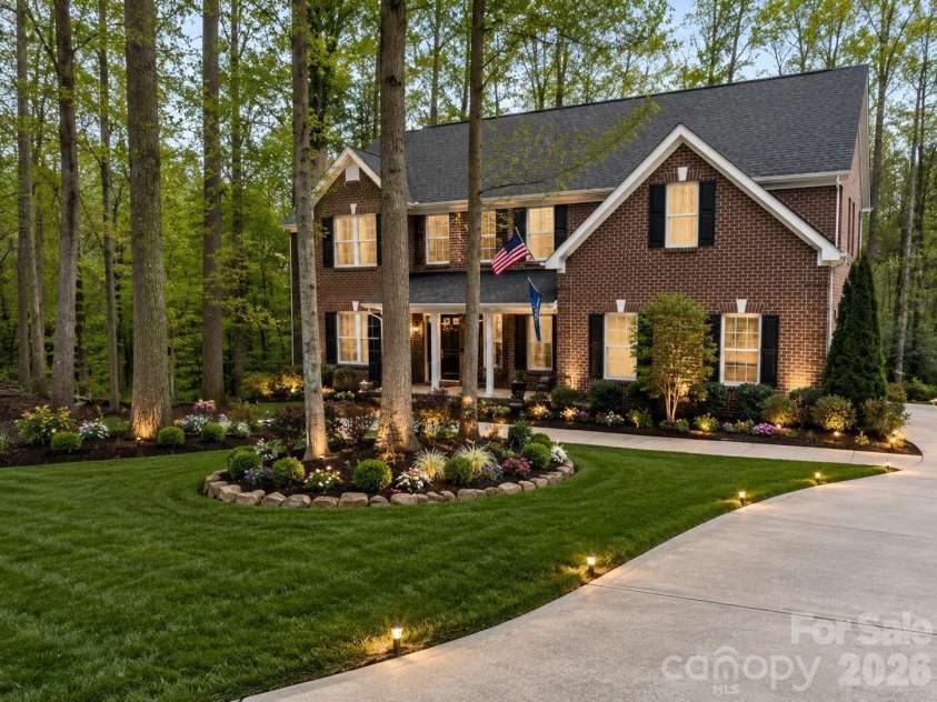 4237 Little Fork Cove Road, Denver, NC 28037.  MLS# CAR4311413, YatesRealty ID 9745. Virtually Staged Twilight Photo