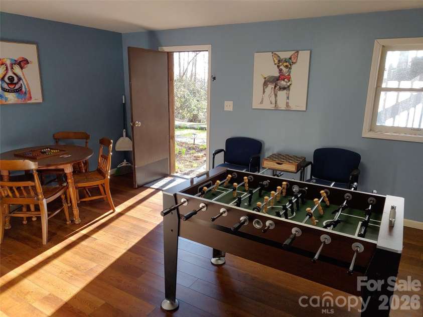 48 Buck Ridge Road, Fairview, NC 28730.  MLS# CAR4290270, YatesRealty ID 9748. Basement game room