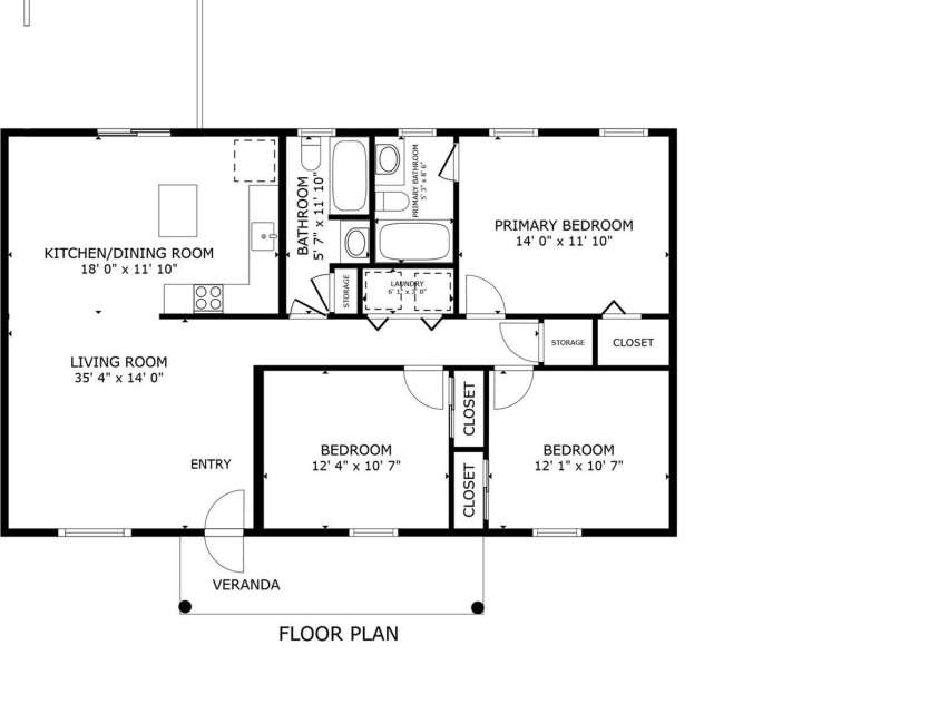 229 Drumstand Road, Stony Point, NC 28678.  MLS# CAR4363883, YatesRealty ID 9749. Floorplan