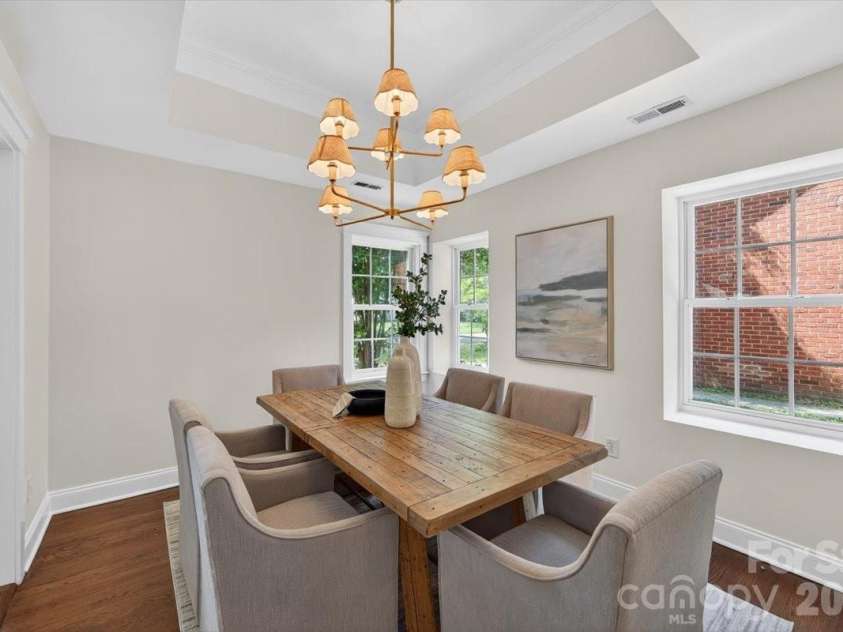 2419 Chesterfield Avenue, Charlotte, NC 28205.  MLS# CAR4365564, YatesRealty ID 9751. Dining Room