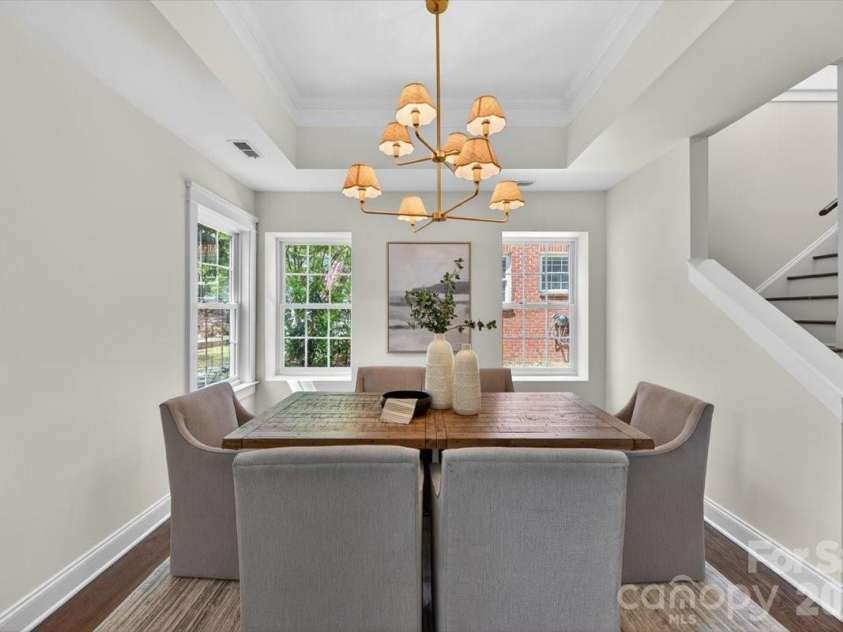 2419 Chesterfield Avenue, Charlotte, NC 28205.  MLS# CAR4365564, YatesRealty ID 9751. Dining Room