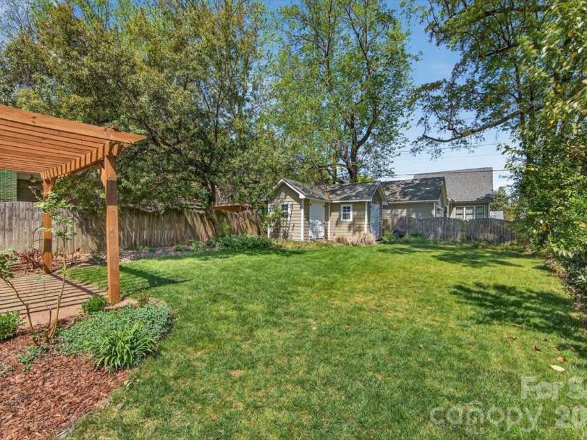 2419 Chesterfield Avenue, Charlotte, NC 28205.  MLS# CAR4365564, YatesRealty ID 9751. Open Rear Yard
