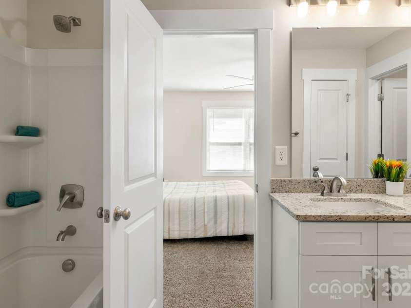 121 Orchard Street, Forest City, NC 28043.  MLS# CAR4199095, YatesRealty ID 9756. Main bath