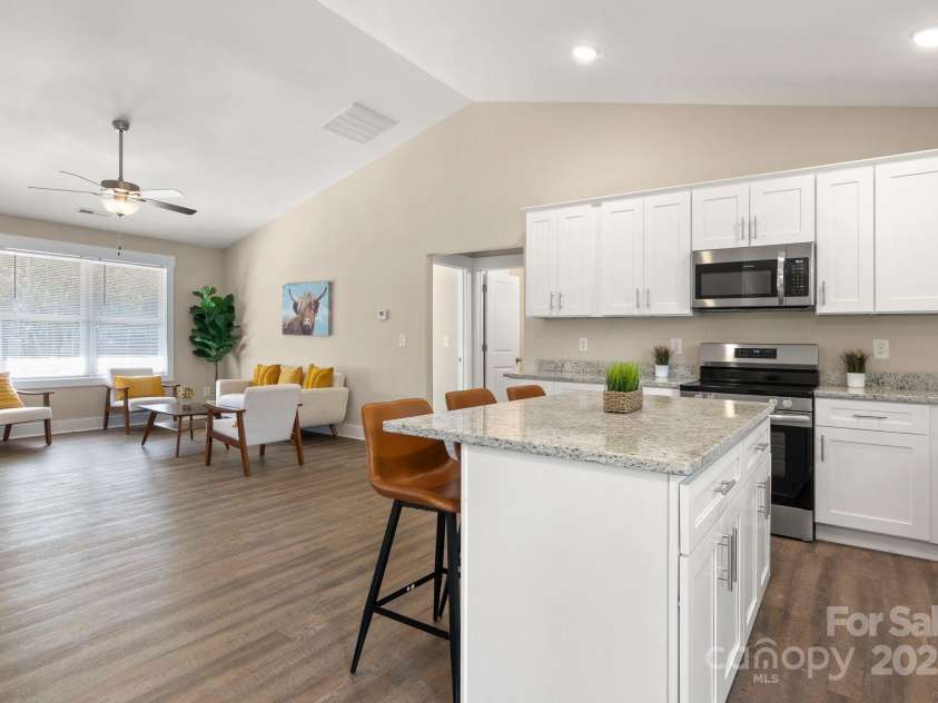 121 Orchard Street, Forest City, NC 28043.  MLS# CAR4199095, YatesRealty ID 9756. Open Concept