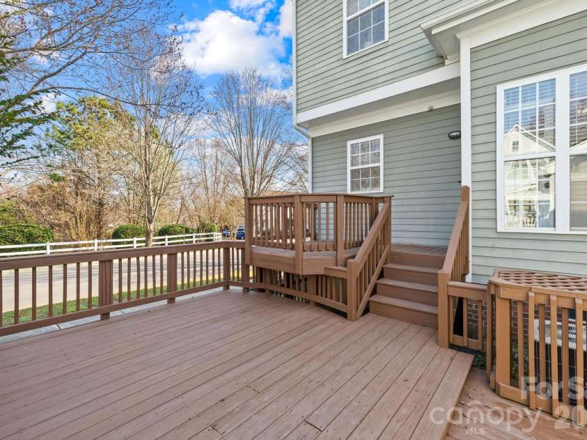 159 Water Oak Drive, Mooresville, NC 28117.  MLS# CAR4354862, YatesRealty ID 9758. Back Deck