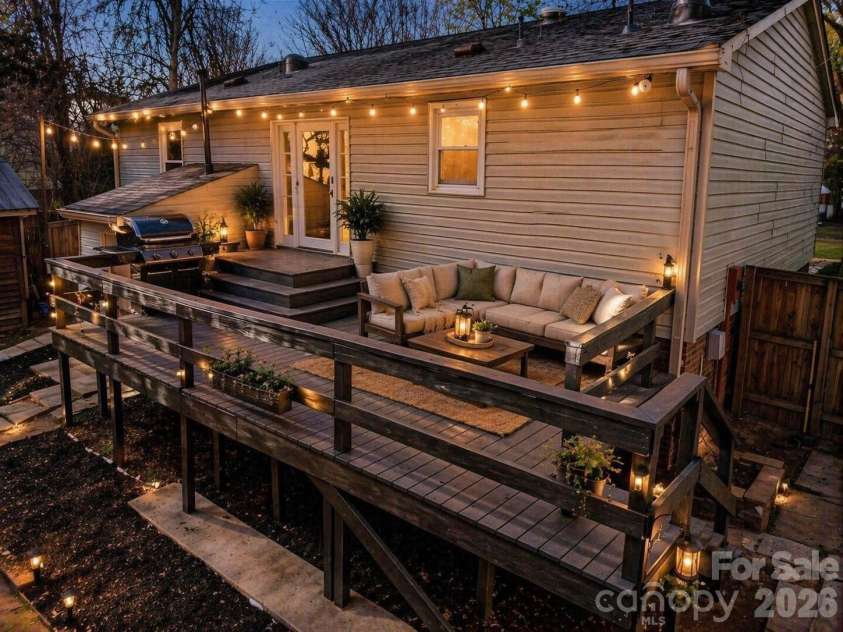 1919 Oak Hollow Road, Gastonia, NC 28054.  MLS# CAR4359199, YatesRealty ID 9760. Virtually staged deck