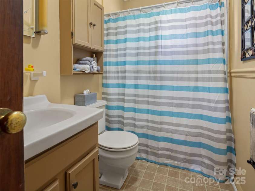 250 Mondamin Road, Zirconia, NC 28790.  MLS# CAR4248567, YatesRealty ID 9771. Main house bathroom
