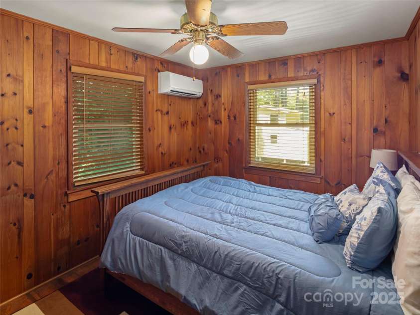 250 Mondamin Road, Zirconia, NC 28790.  MLS# CAR4248567, YatesRealty ID 9771. Main house bedroom