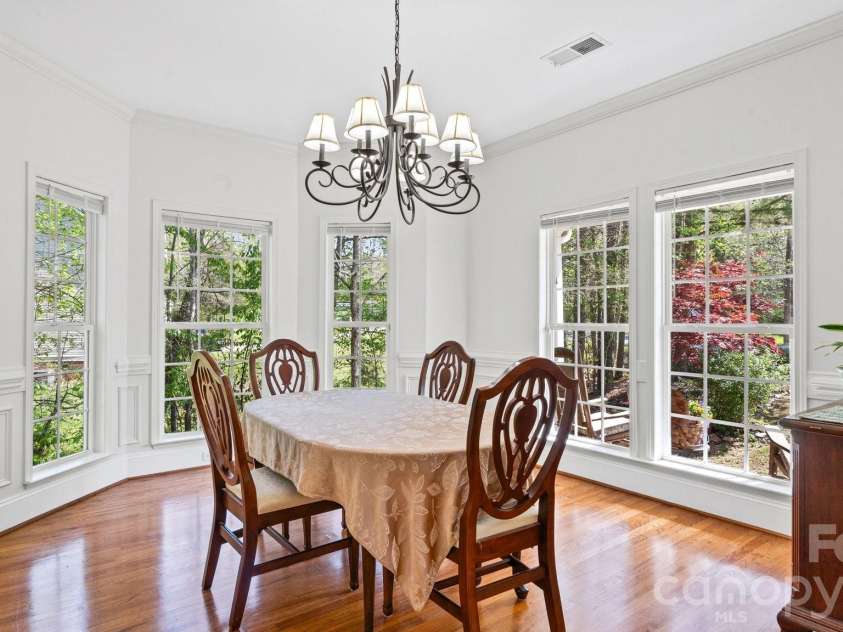 1520 Hawthorne Drive, Indian Trail, NC 28079.  MLS# CAR4365471, YatesRealty ID 9773. Elegant Formal Dining Room with Intricated Custom Trimwork