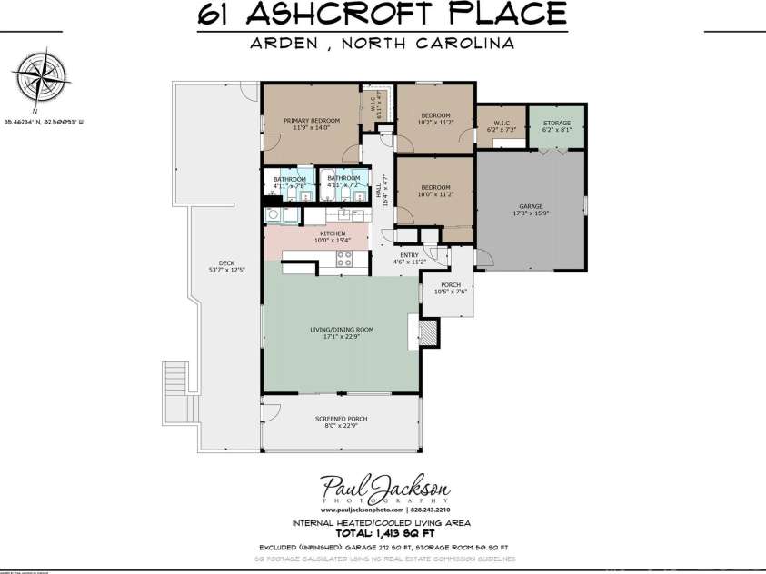 61 Ashcroft Place, Arden, NC 28704.  MLS# CAR4252321, YatesRealty ID 9787. 