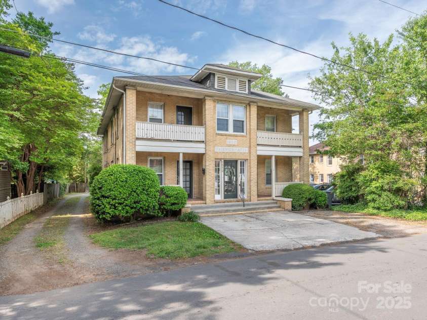 1512 Sunnyside Avenue, Charlotte, NC 28204.  MLS# CAR4249506, YatesRealty ID 9791. Exterior