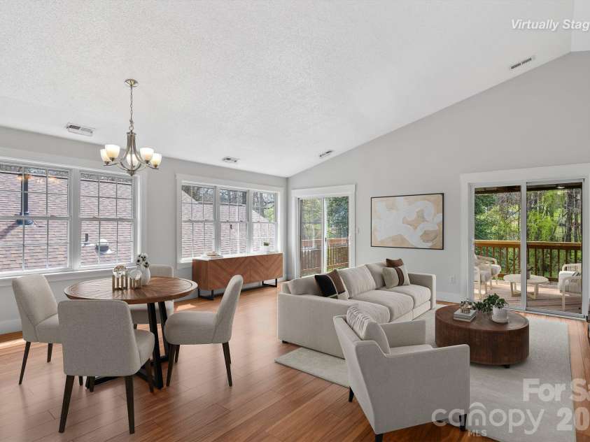 73 Creeks End Circle, Mills River, NC 28759.  MLS# CAR4365909, YatesRealty ID 9791. Virtually Staged Living Area
