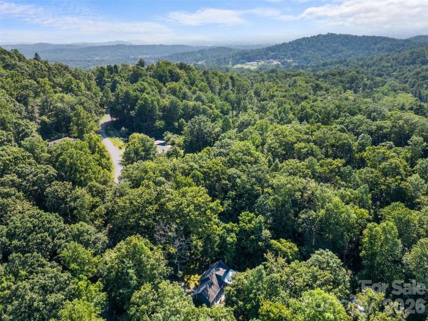 58 Pittman Road, Fletcher, NC 28732.  MLS# CAR4366277, YatesRealty ID 9798. Aerial