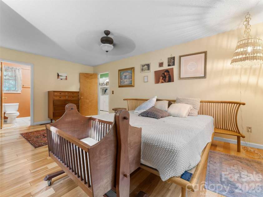 58 Pittman Road, Fletcher, NC 28732.  MLS# CAR4366277, YatesRealty ID 9798. Primary bedroom