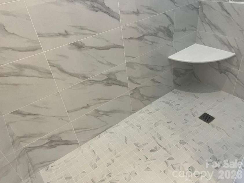 262 Corrie Ann Drive, Concord, NC 28027.  MLS# CAR4402498, YatesRealty ID 9812. Primary Tile Shower Floor Pan