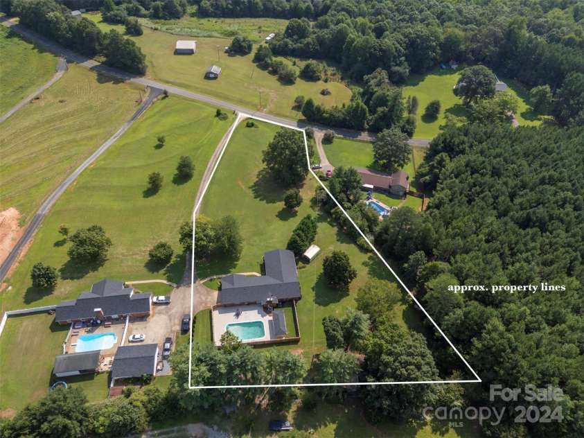 147 Tara Place, Forest City, NC 28043.  MLS# CAR4170856, YatesRealty ID 9813. Ariel View