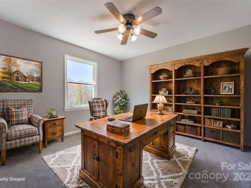 504 Crawley Gin Road, Shelby, NC 28150.  MLS# CAR4199877, YatesRealty ID 9817. Virtual Staged as Home Office