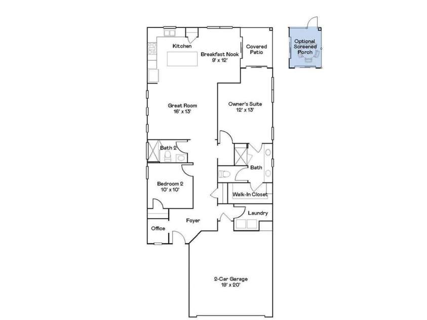 8426 Norman Forest Road, Lancaster, SC 29720.  MLS# CAR4226609, YatesRealty ID 9824. Floorplan