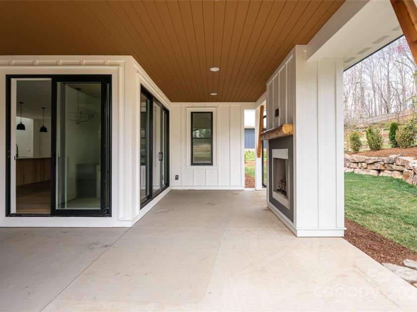 251 Bee Tree Road, Swannanoa, NC 28778.  MLS# CAR4238018, YatesRealty ID 9826. Back porch