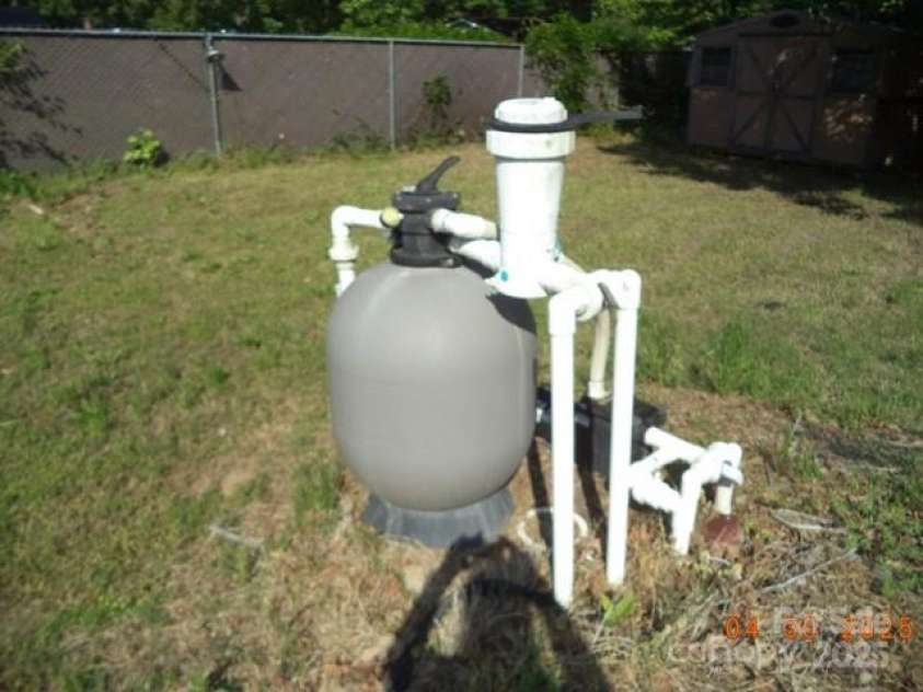 216 Rowan Avenue, Spencer, NC 28159.  MLS# CAR4253934, YatesRealty ID 9833. Pool equipment