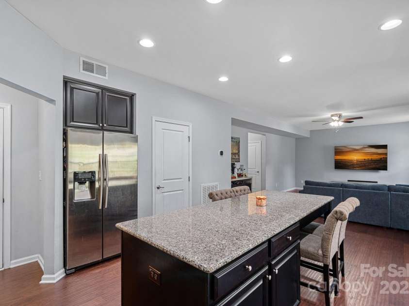 7332 Newsome Court, Concord, NC 28025.  MLS# CAR4253891, YatesRealty ID 9841. Large Kitchen Island