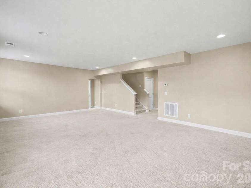 7200 Irongate Drive, Lancaster, SC 29720.  MLS# CAR4341310, YatesRealty ID 9842. Finished Basement