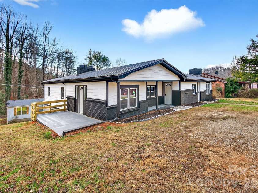 90 Ebenezer Road, Old Fort, NC 28762.  MLS# CAR4351038, YatesRealty ID 9846. Front left side 