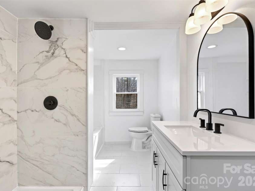 90 Ebenezer Road, Old Fort, NC 28762.  MLS# CAR4351038, YatesRealty ID 9846. Large luxury bathroom #1 