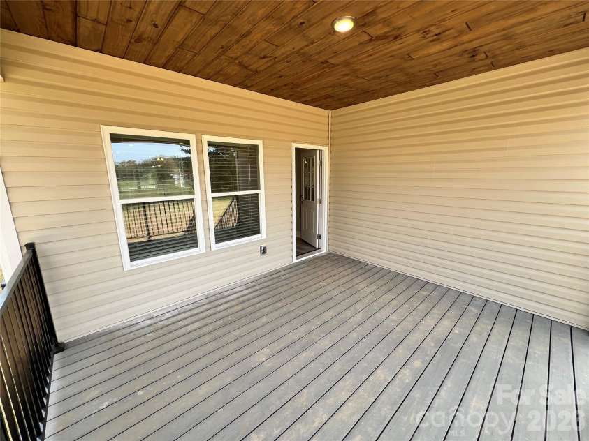 42629 Greenview Drive, Albemarle, NC 28001.  MLS# CAR4362903, YatesRealty ID 9853. Rear Covered Porch